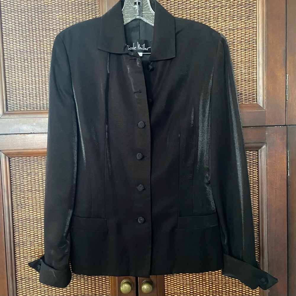 Vintage 90’s Nicole Miller Black Tuxedo Jacket